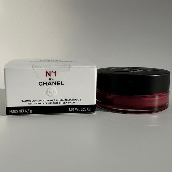 N°1 de Chanel Red Camellia Lip and Cheek Balm New in Box 6.5g #6 Berry Boost - Picture 1 of 13